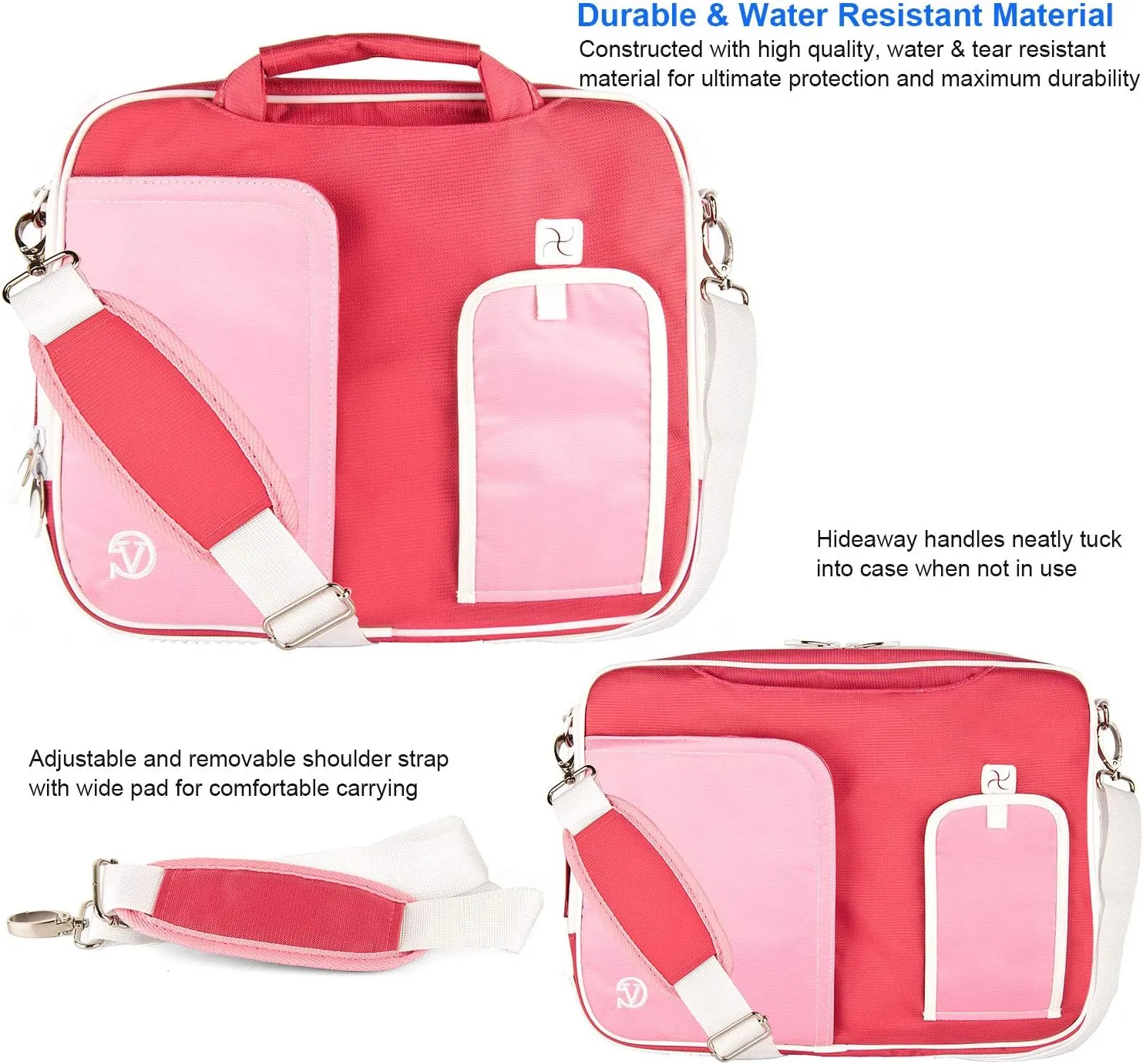 13.3 Inch Laptop Shoulder Bag Briefcase Women for MacBook Pro 13/Air 13, Messenger Bag Carrying Sleeve Case