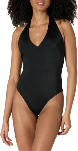 Amazon Essentials Women's Halter One Piece Swimsuit