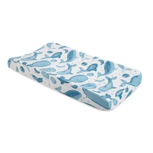 Crane Baby Caspian Collection Quilted Change Pad Cover