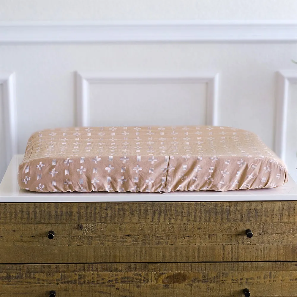 Crane Baby Ezra Collection Quilted Change Pad Cover