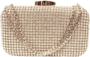 Crystal Clutch Purses for Women Silver Rhinestone Evening Bag Two-Sided Design Sparkle Handbag for Wedding Bride Prom Party