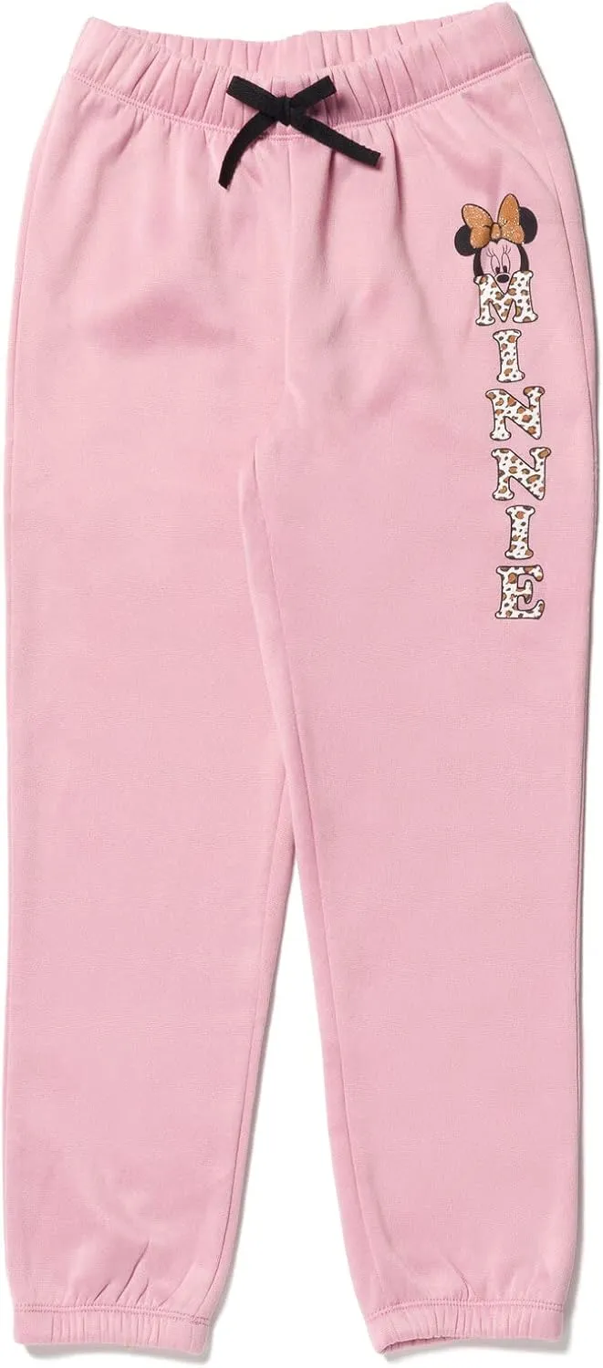 Disney Lilo & Stitch Minnie Mouse Girls Fleece Sweatshirt and Jogger Pants Little Kid to Big Kid