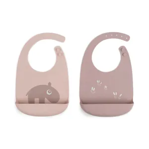 Done by Deer Silicone Bib 2 Pack