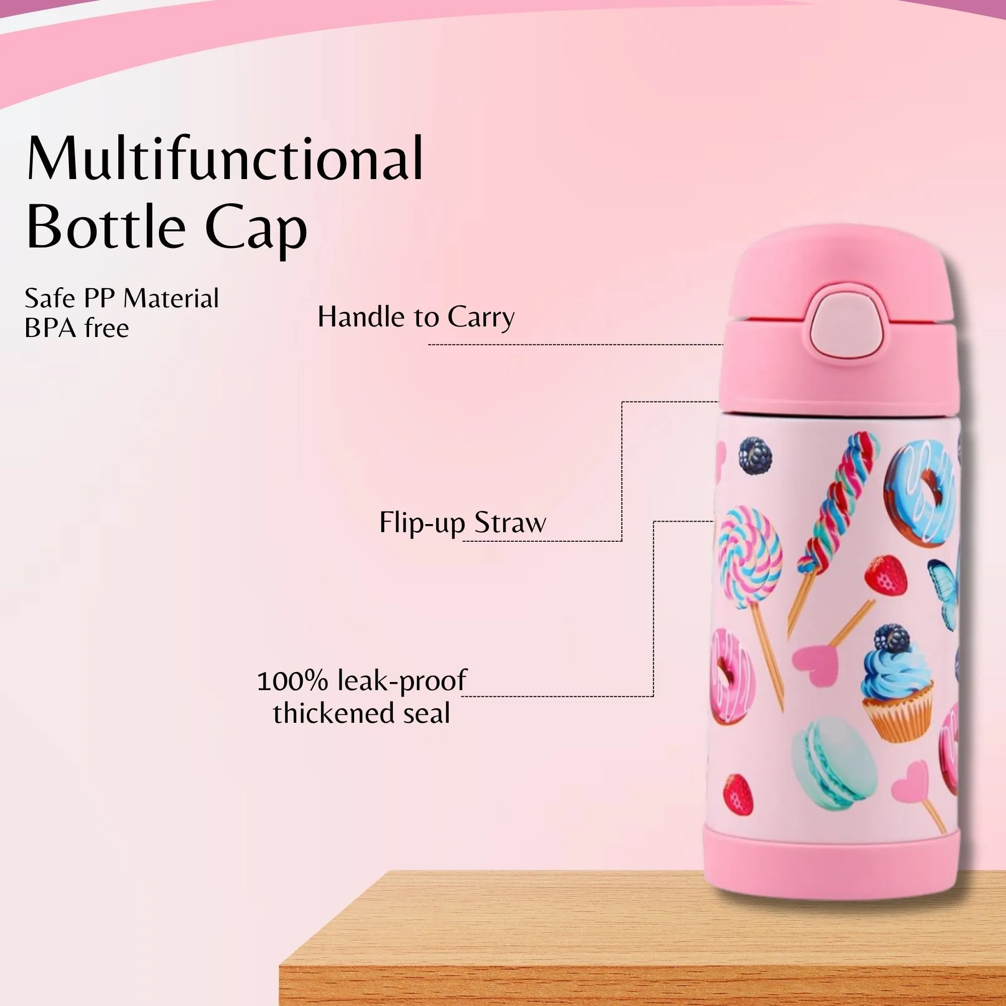 Double Wall Stainless Steel Bottle Cupcake
