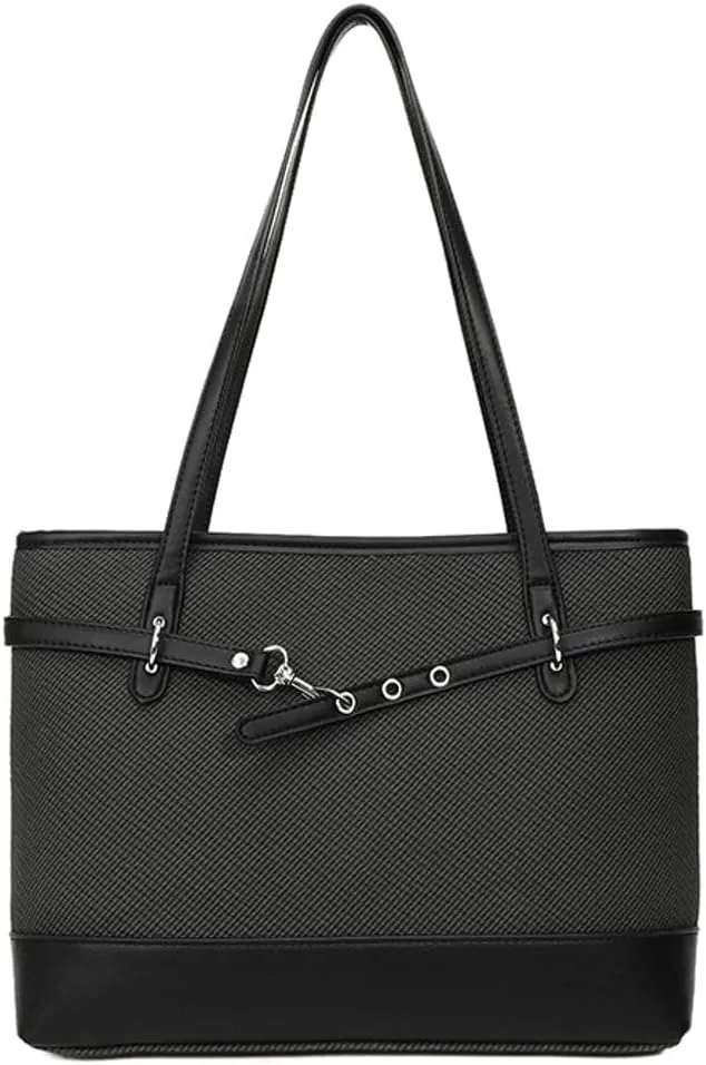 Epsion Large Vegan Leather Tote Bag Womens Slouchy Shoulder Bag Casual Handbags Purses Zipper 2025