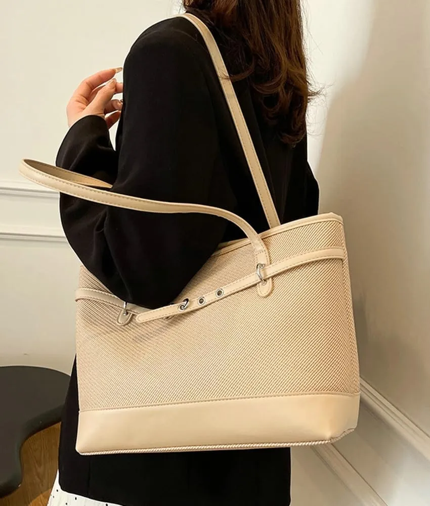 Epsion Large Vegan Leather Tote Bag Womens Slouchy Shoulder Bag Casual Handbags Purses Zipper 2025