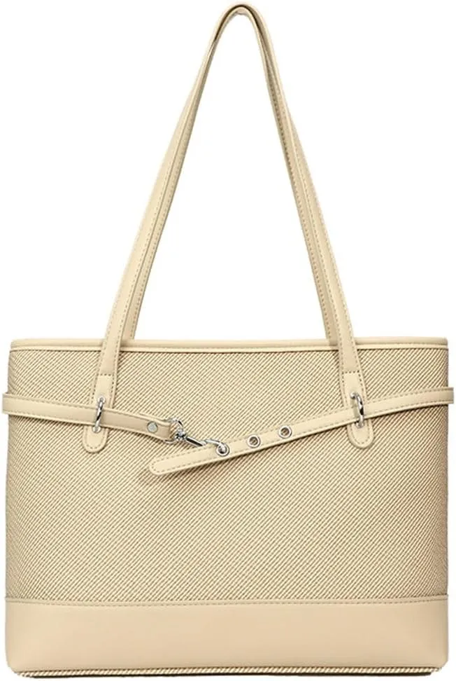 Epsion Large Vegan Leather Tote Bag Womens Slouchy Shoulder Bag Casual Handbags Purses Zipper 2025