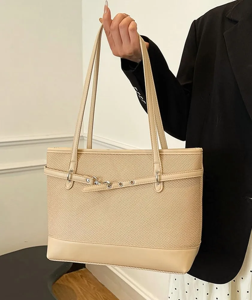 Epsion Large Vegan Leather Tote Bag Womens Slouchy Shoulder Bag Casual Handbags Purses Zipper 2025