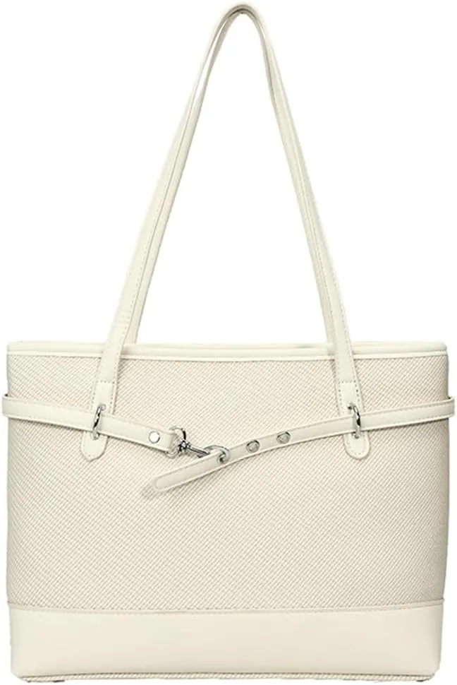 Epsion Large Vegan Leather Tote Bag Womens Slouchy Shoulder Bag Casual Handbags Purses Zipper 2025