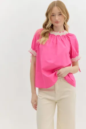Ester Bubble Sleeve Top