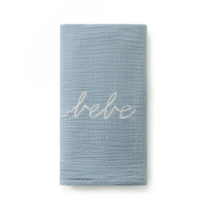 Gauze Swaddle | Bebe | Blue | Domani Bebe