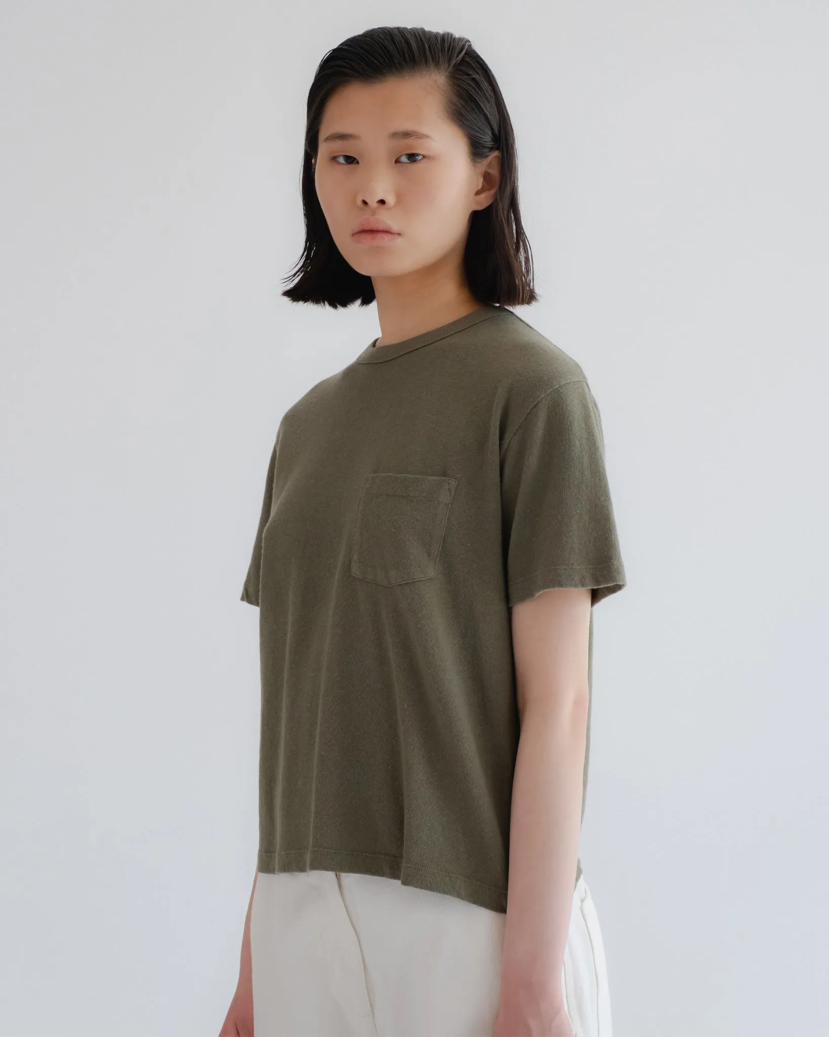 G.o.D Pocket T Cotton Hemp Litchen