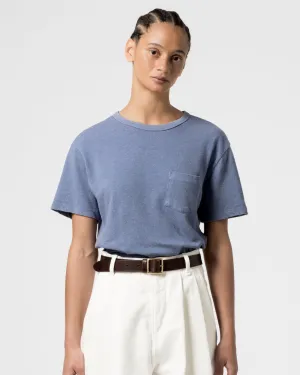 G.o.D Pocket T Cotton Hemp Riviera Blue