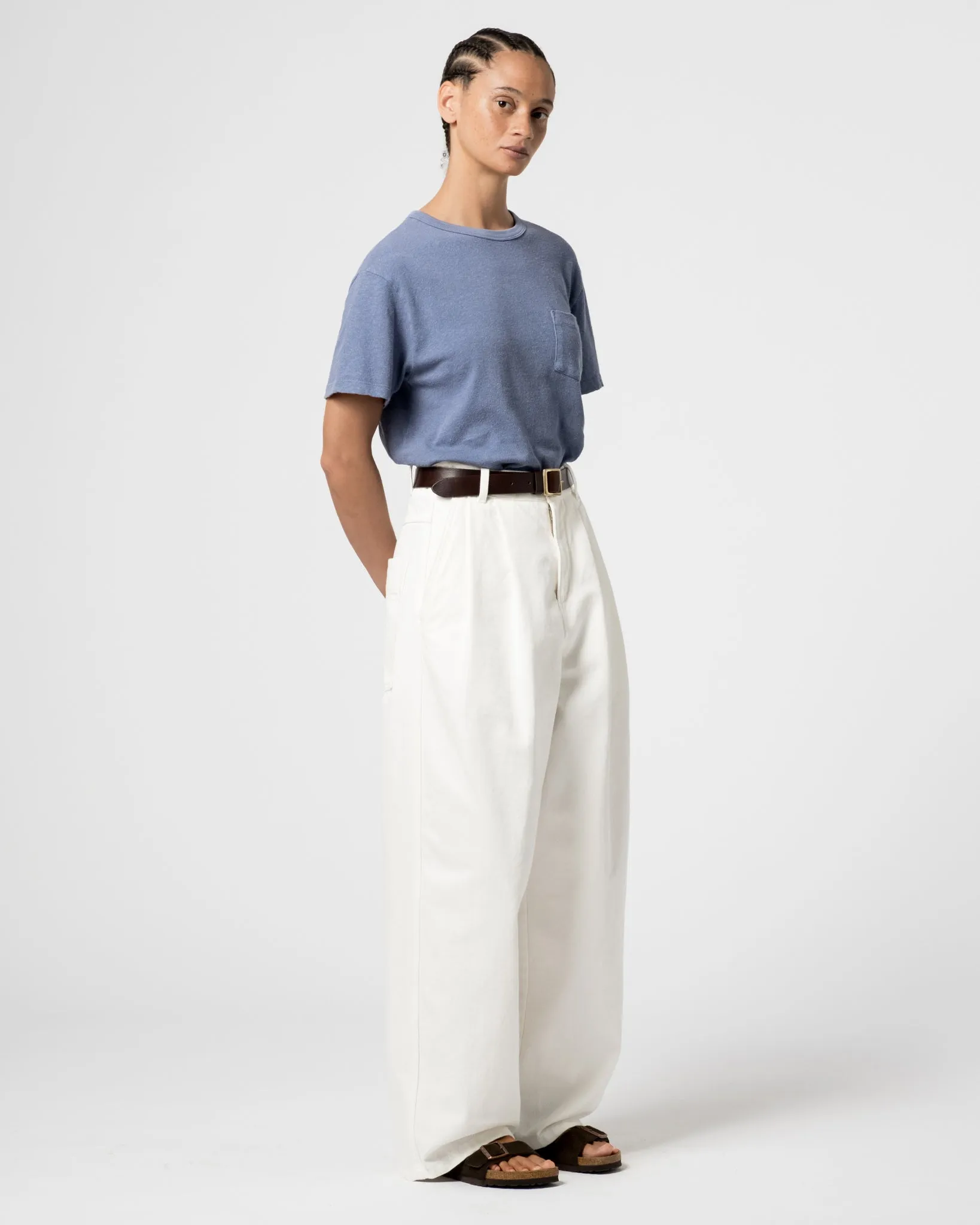 G.o.D Pocket T Cotton Hemp Riviera Blue
