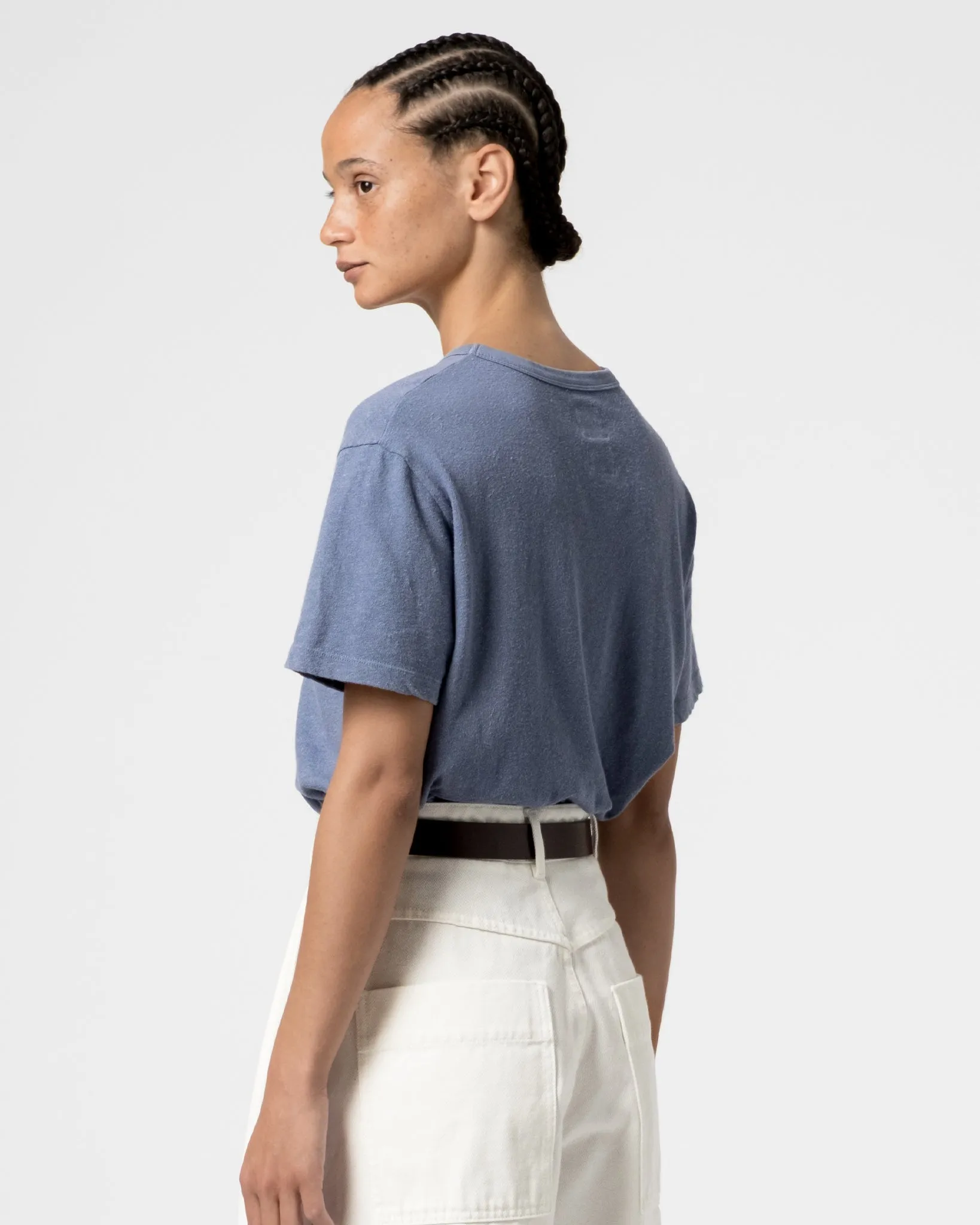 G.o.D Pocket T Cotton Hemp Riviera Blue
