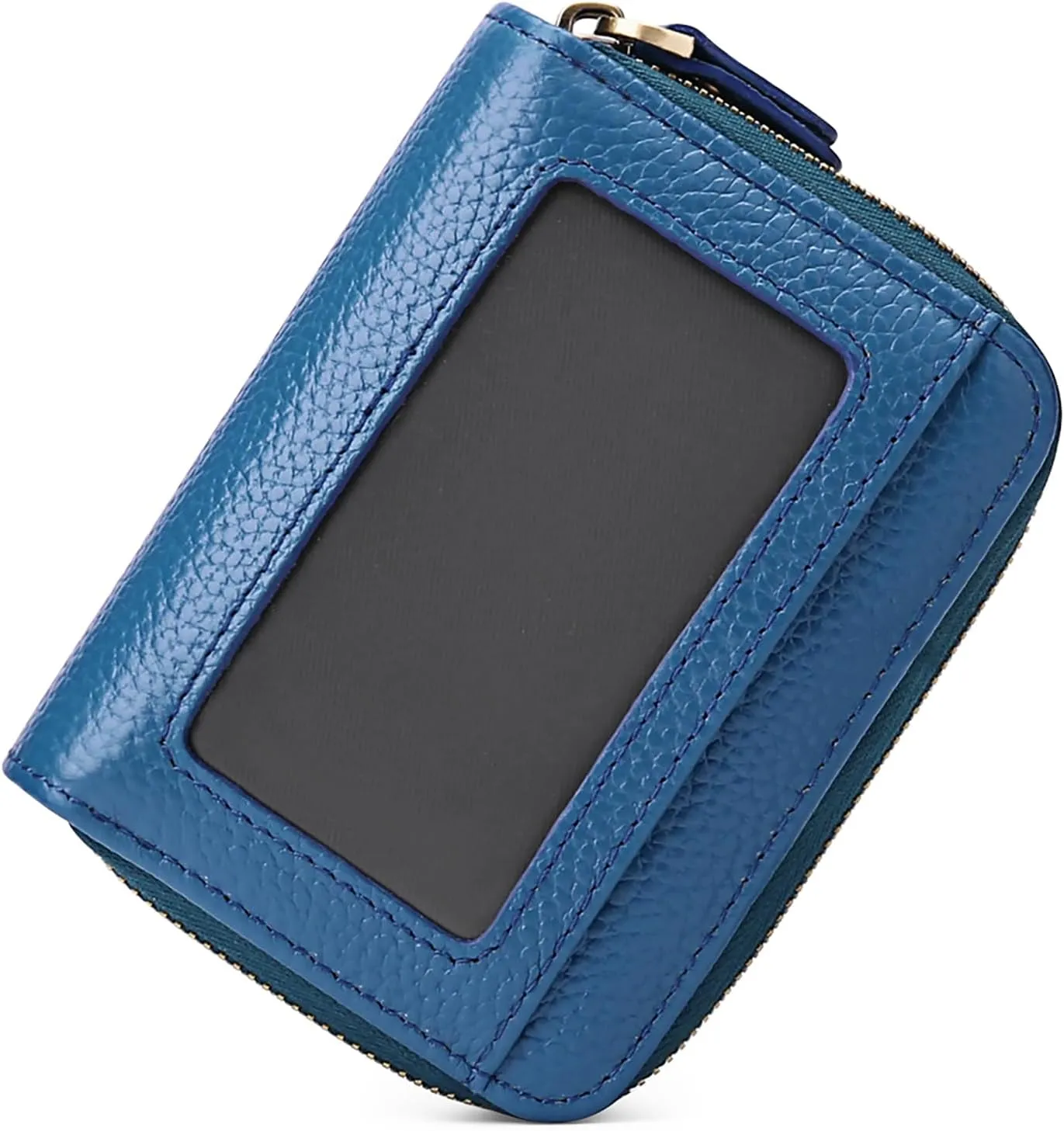 GOIACII Small Genuine Leather Wallet for Women, RFID Blocking Credit Card Holder Wallet
