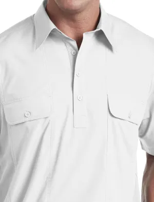 Harbor Bay by DXL Men's Big and Tall Banded-Hem Polo Shirt