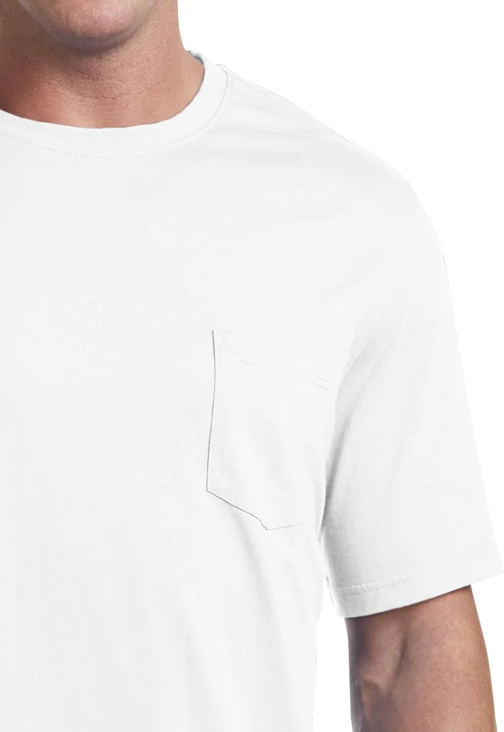 Harbor Bay by DXL Men's Big and Tall Sweat Resistant Pocket T-Shirt