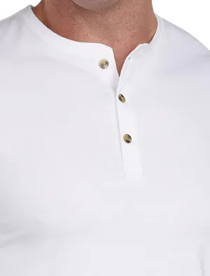 Harbor Bay by DXL Men's Big and Tall Wicking Jersey Henley Shirt