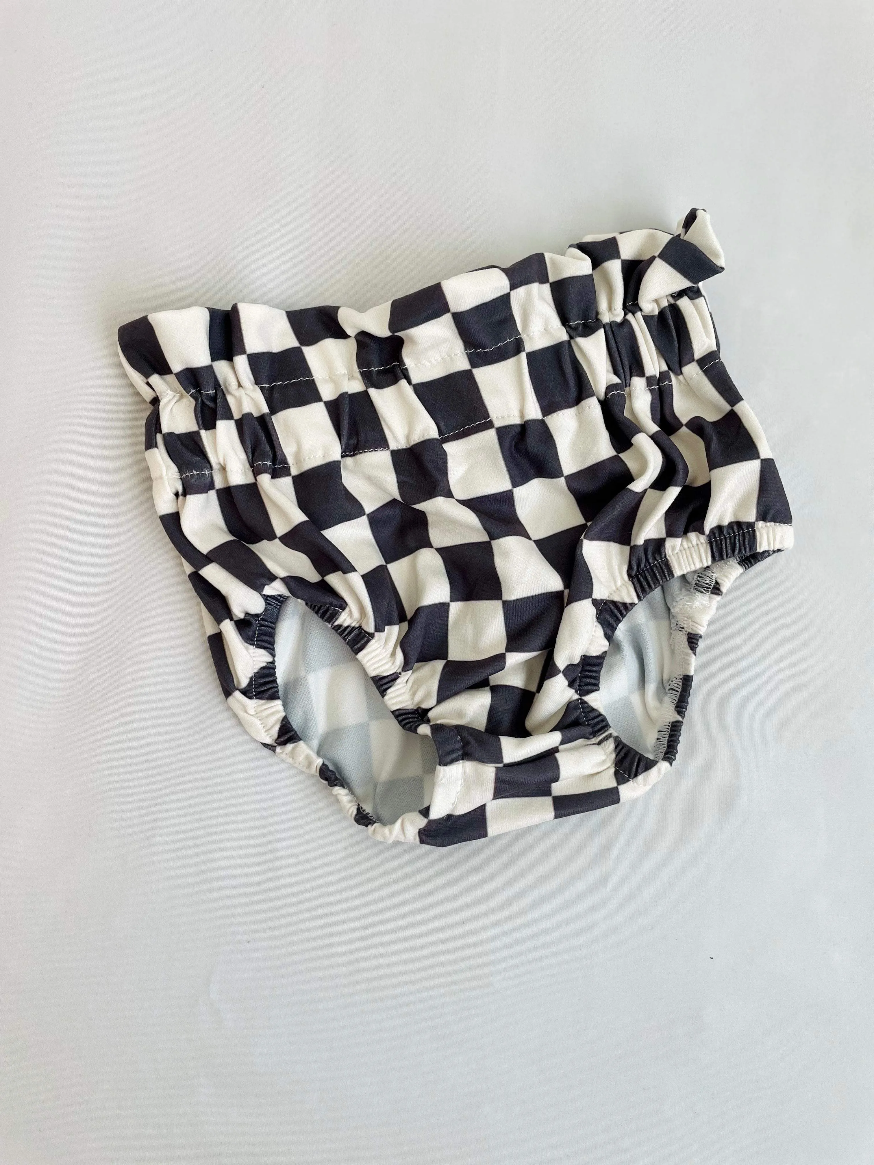 High Waisted Checkered Bummies