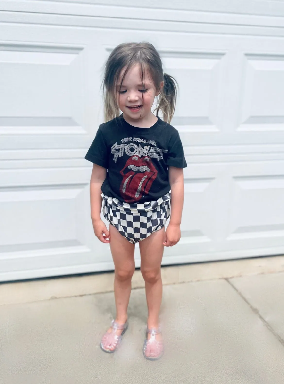 High Waisted Checkered Bummies