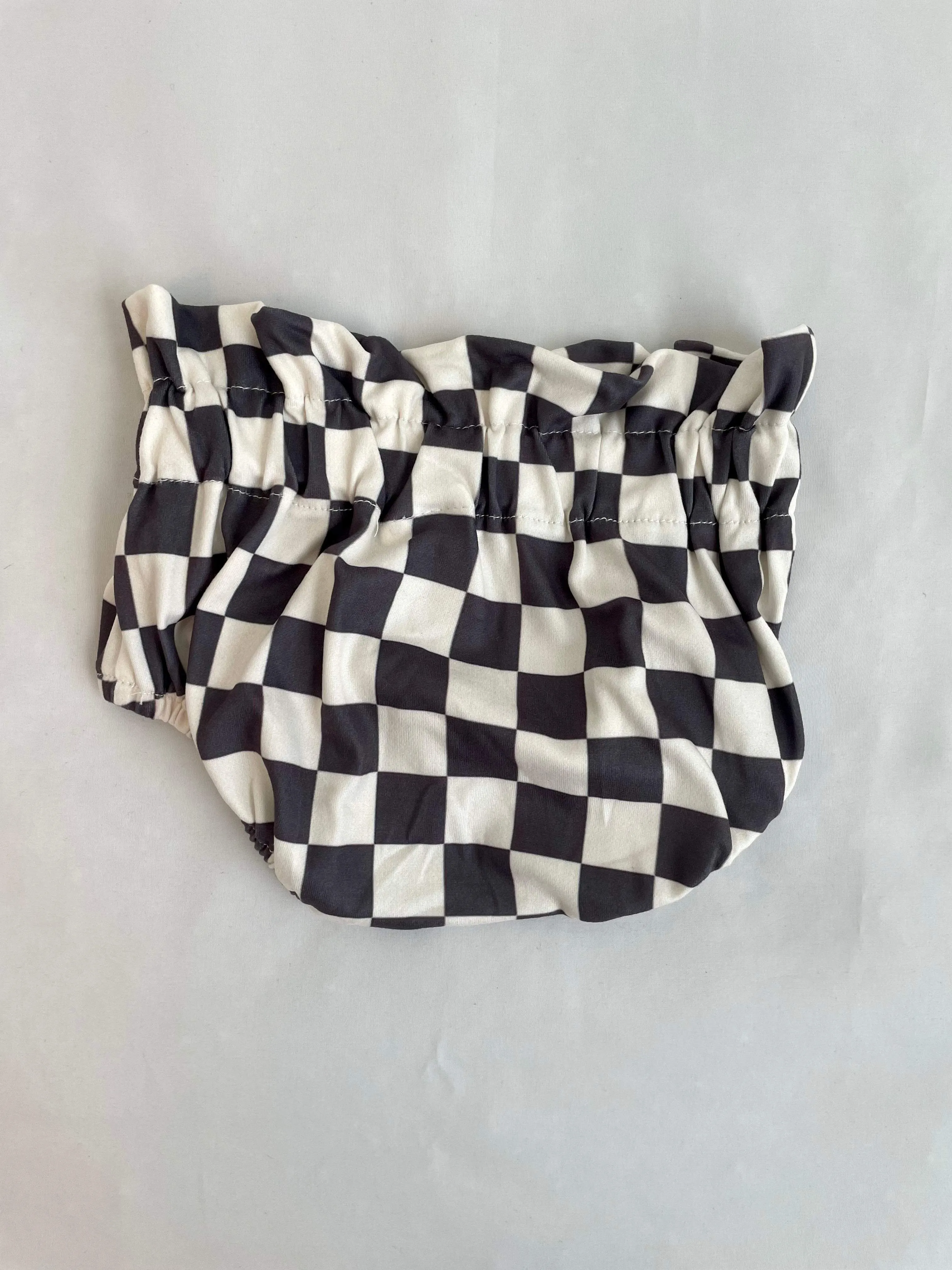 High Waisted Checkered Bummies