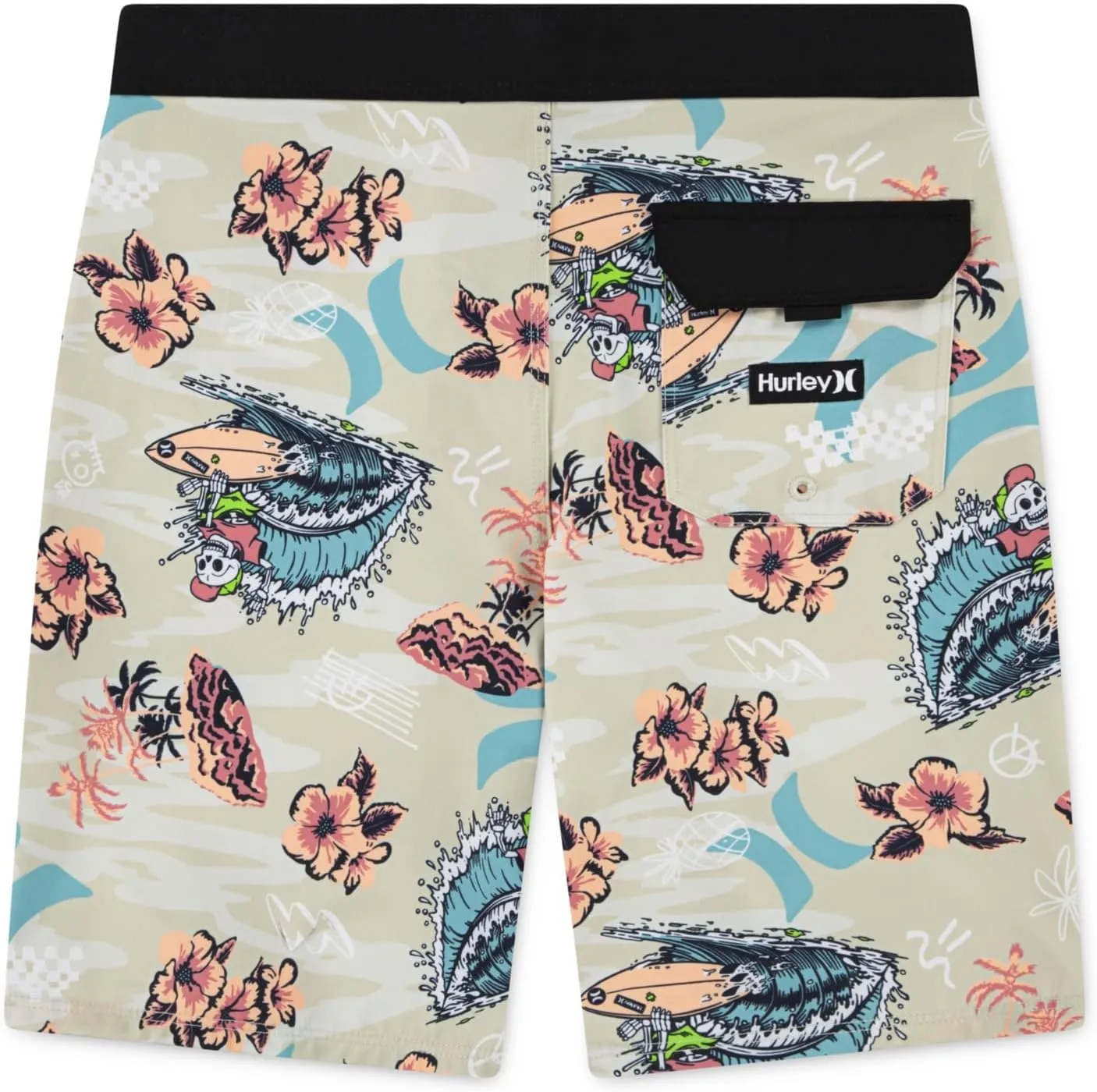 Hurley Boys' Doodle Isle Board Shorts (Big Kid)
