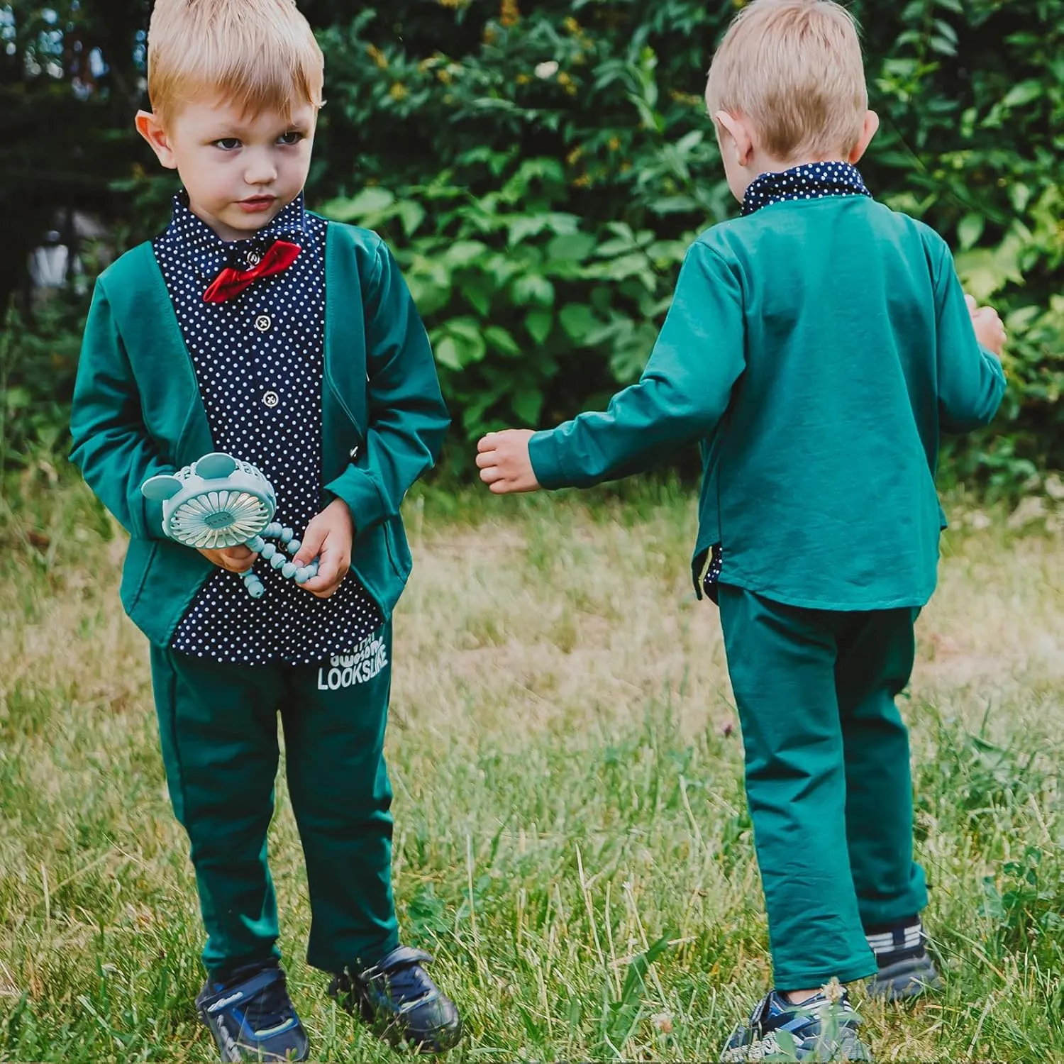 HZXVic Baby Boys Gentleman Outfits Suits,Toddler Boy Clothes Formal,Kids Dress Shirt Bow Ties Pants Set