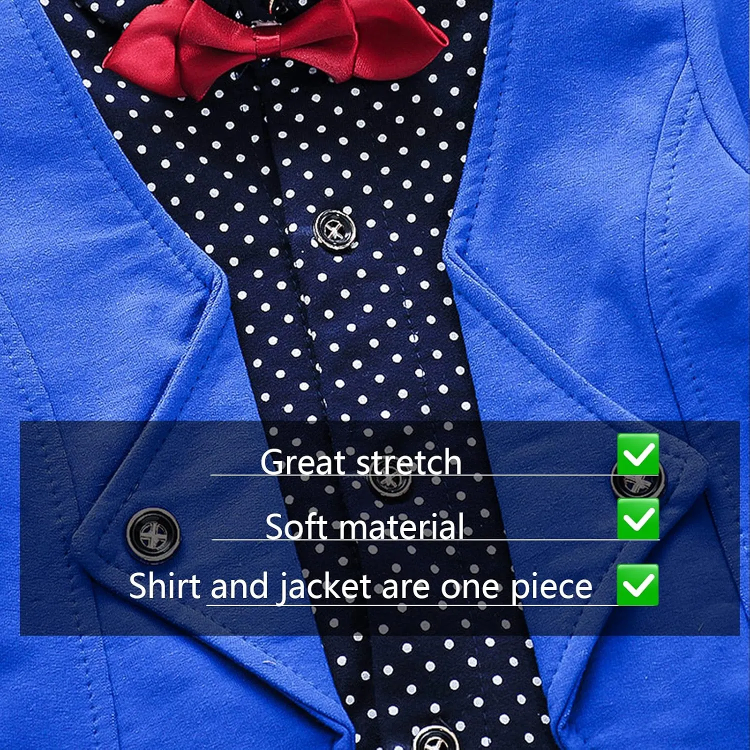 HZXVic Baby Boys Gentleman Outfits Suits,Toddler Boy Clothes Formal,Kids Dress Shirt Bow Ties Pants Set