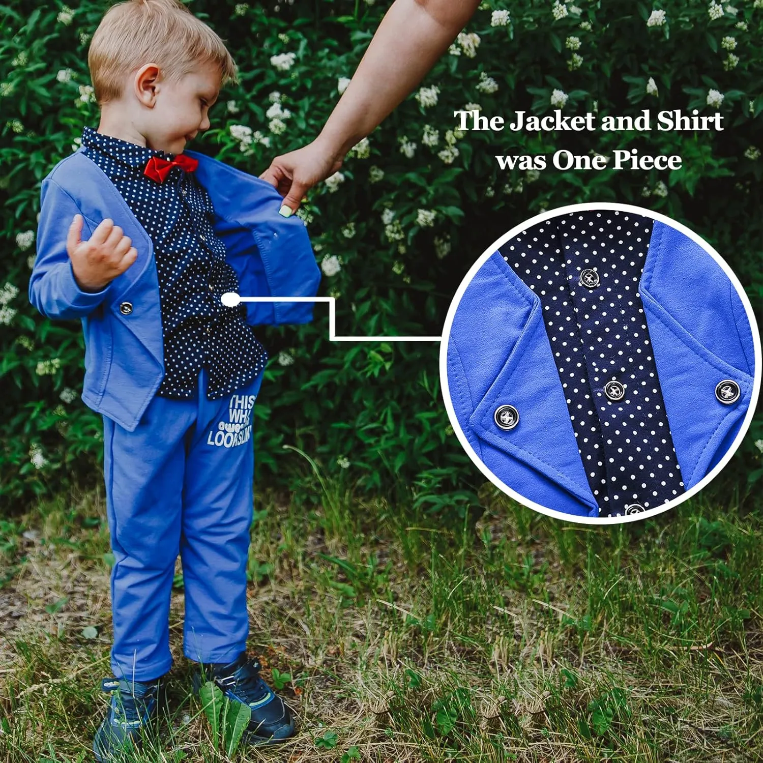 HZXVic Baby Boys Gentleman Outfits Suits,Toddler Boy Clothes Formal,Kids Dress Shirt Bow Ties Pants Set
