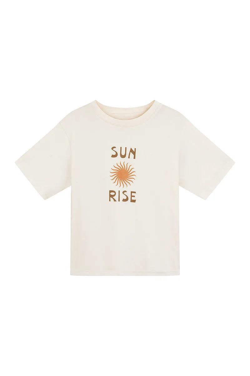 KIDS SUN RISE TEE - CREAM