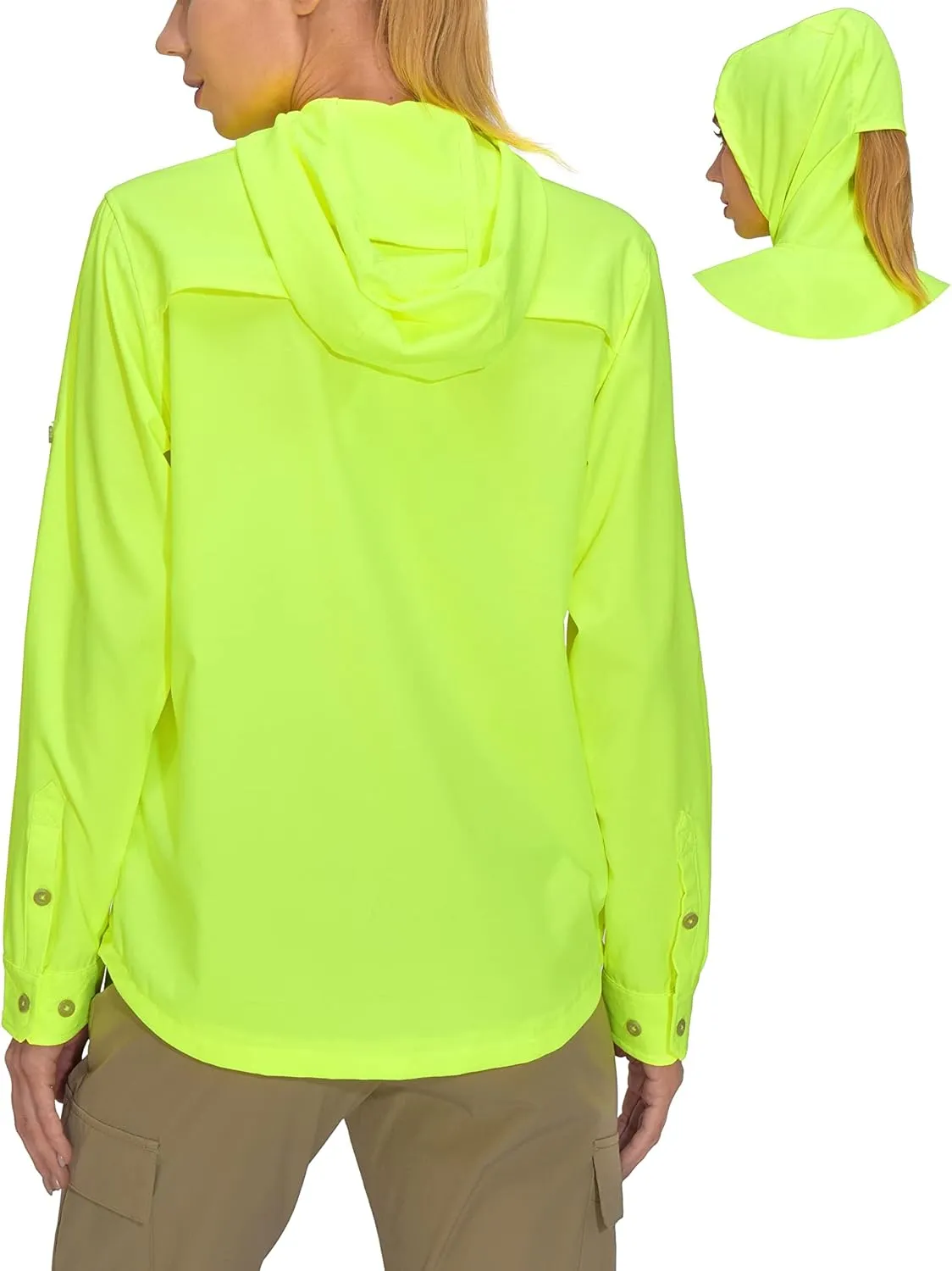 Little Donkey Andy Women's Hoodie Long Sleeve Shirt UPF 50  Sun Protection Outdoor Quick Dry Fishing Hiking Shirts