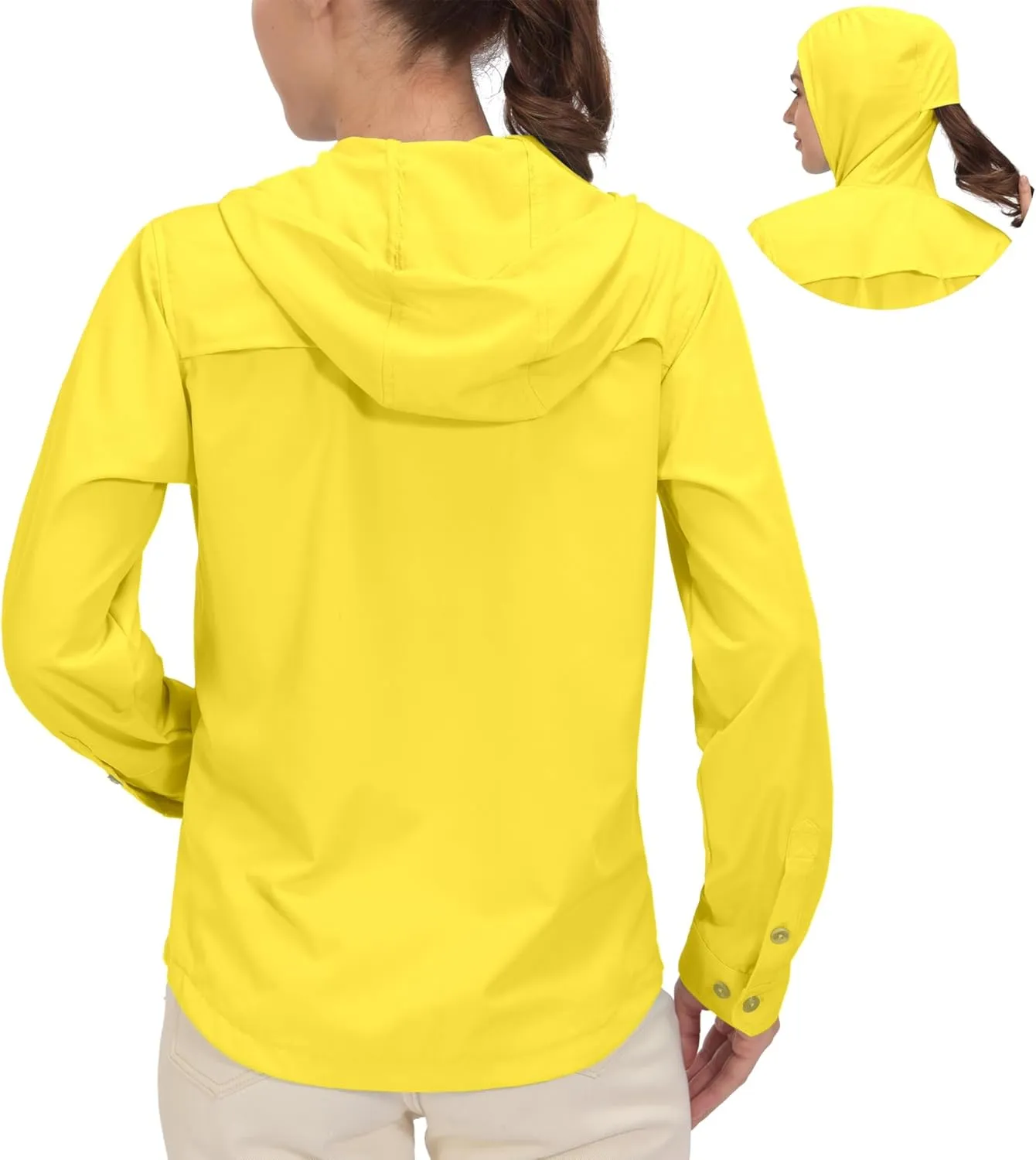 Little Donkey Andy Women's Hoodie Long Sleeve Shirt UPF 50  Sun Protection Outdoor Quick Dry Fishing Hiking Shirts
