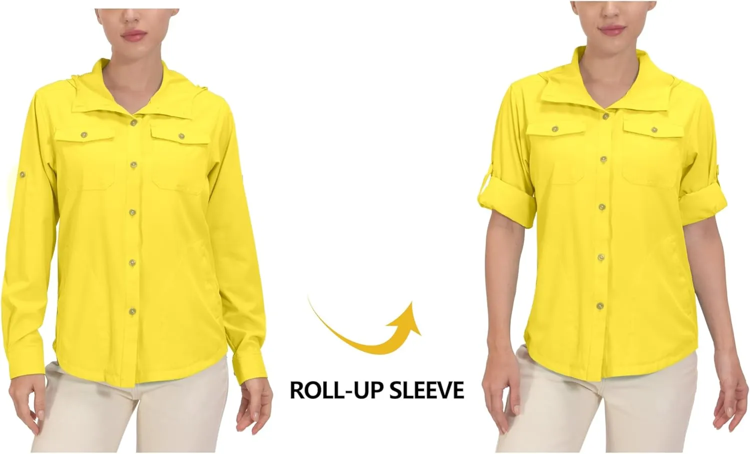 Little Donkey Andy Women's Hoodie Long Sleeve Shirt UPF 50  Sun Protection Outdoor Quick Dry Fishing Hiking Shirts
