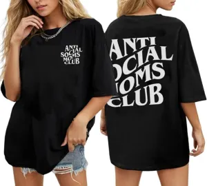 Mama Mommy Mom Mother T Shirt Women Oversized Funny Letter Print Short Sleeve Tops Casual Crewneck Loose Shirt