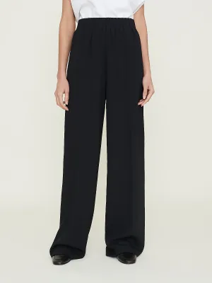 Maud Large Pull-On Pants in Black