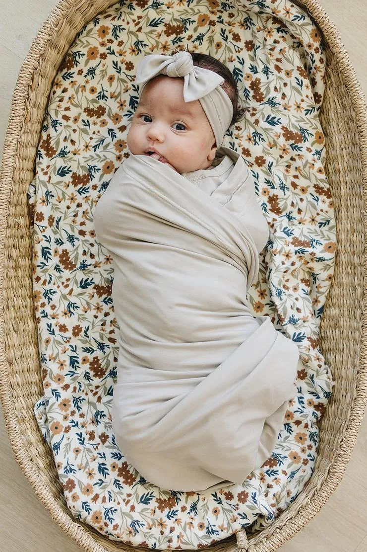Oatmeal Bamboo Swaddle