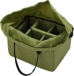 Partition Camera Padded Bag, Waterproof Insert Padded Partition Camera Bag Lens Case for DSLR SLR Camera and Lens