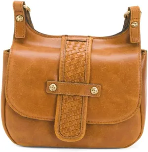 Patricia Nash Linny Saddle Bag (Cognac 2)