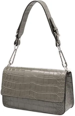 POPSEWING Crocodile Pattern Genuine Leather Shoulder Bag Crossbody Bag for Women