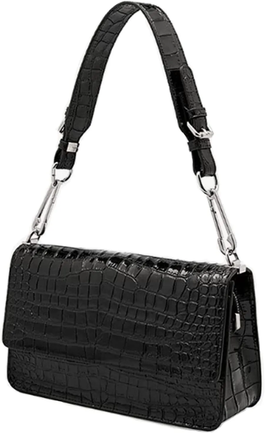 POPSEWING Crocodile Pattern Genuine Leather Shoulder Bag Crossbody Bag for Women