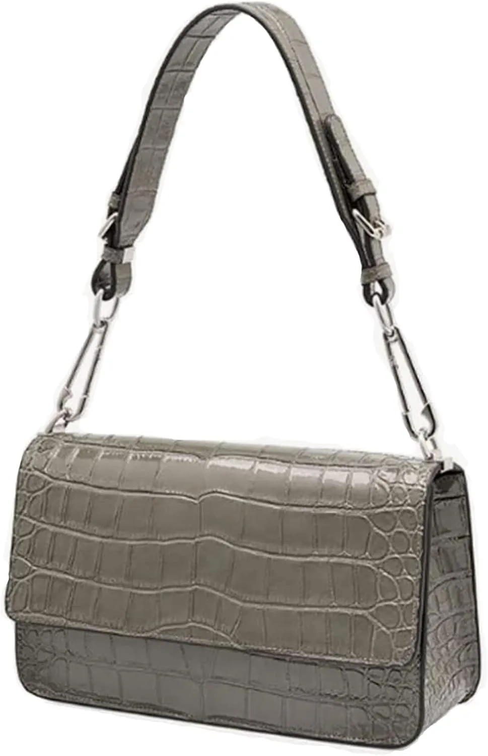 POPSEWING Crocodile Pattern Genuine Leather Shoulder Bag Crossbody Bag for Women