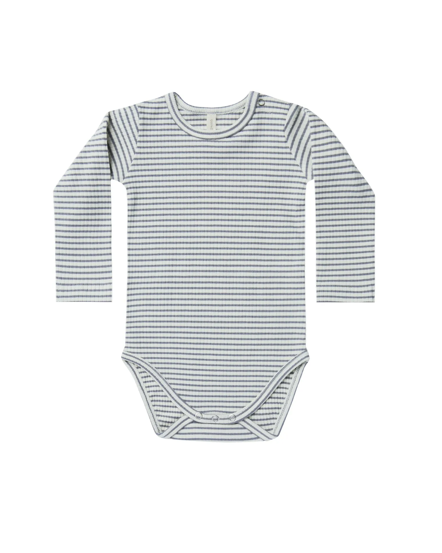 Ribbed Bodysuit –Indigo Stripe