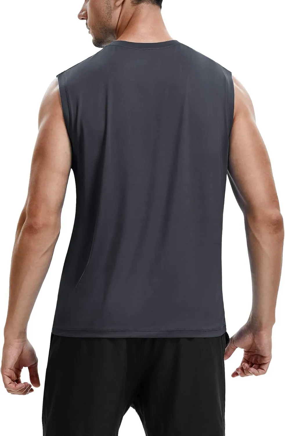 Roadbox Workout Sleeveless Shirts for Men Athletic Gym Basketball Quick Dry Muscle Tank Tops