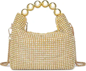 Sparkling Women's Evening Handbags Rhinestone Purse Crossbody Bag Wedding Prom Party Club Purses