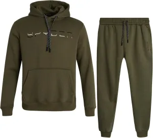 Spyder Men's Sweatsuit Set - 2 Piece Performance Fleece Pullover Hooded Sweatshirt and Jogger Sweatpants for Men (S-XXL)