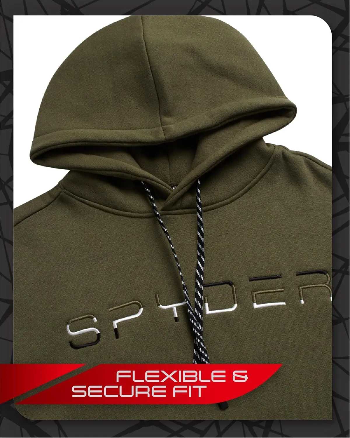 Spyder Men's Sweatsuit Set - 2 Piece Performance Fleece Pullover Hooded Sweatshirt and Jogger Sweatpants for Men (S-XXL)