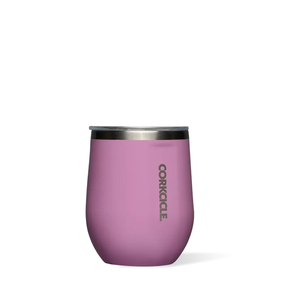 Stemless 12oz Wine Cup (Gloss Orchid)