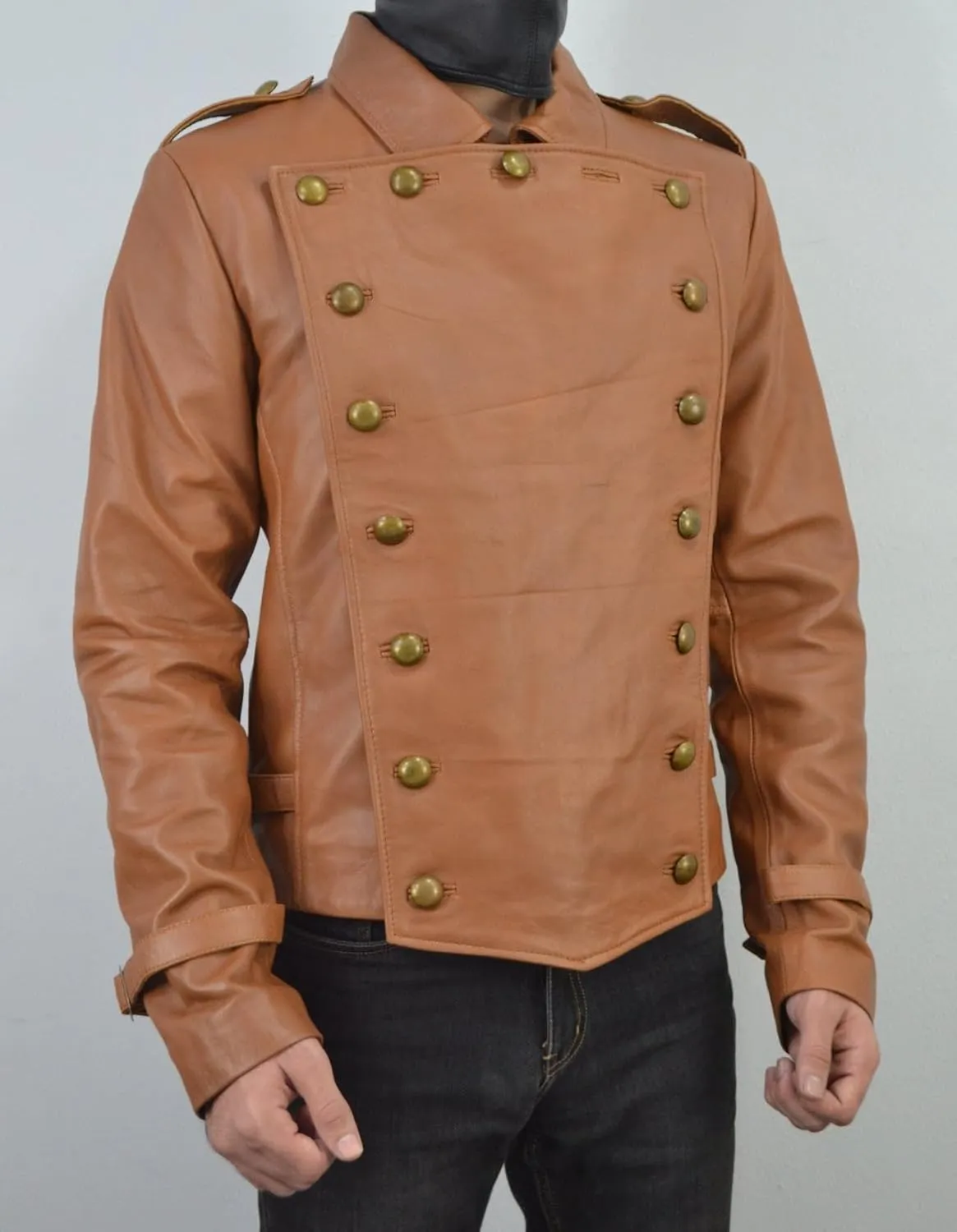 The Rocketeer Brown Leather Jacket - 90's Movie Billy Campbell Leather Jacket - Brown Regular Fit Costume Jacket