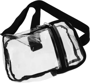 VALICLUD Water- Pvc Crossbody Bag for Women Large Capacity Casual Chest Bag Adjustable Strap Waterproof Fanny Pack for Sports Travel and Daily Use